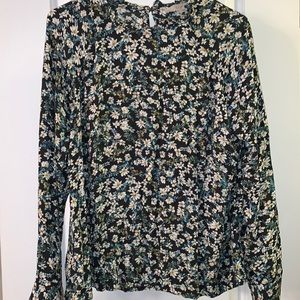 Loft Floral Long sleeve blouse